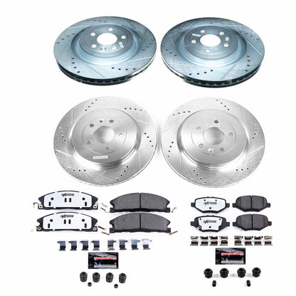 PowerStop Front & Rear Z36 Truck & Tow Brake Kit | Ford Explorer (13-19) (K6375-36)
