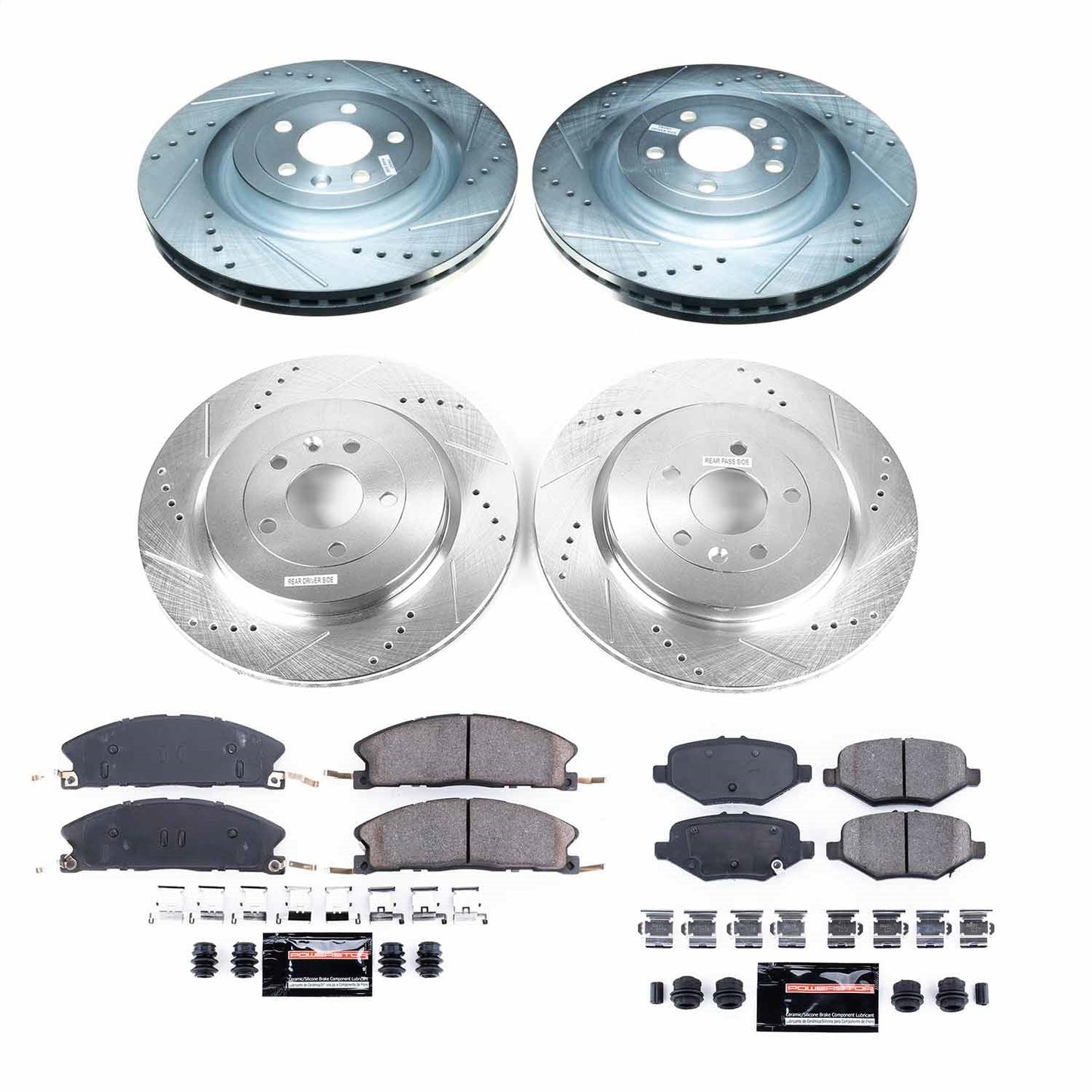 PowerStop Front & Rear Z23 Evolution Sport Brake Kit | Ford Explorer (13-19) (K6375)