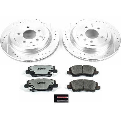 PowerStop Rear Z26 Street Warrior Brake Kit | Cadillac ATS (13-15) (K6385-26)