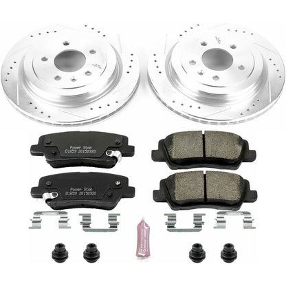 PowerStop Rear Z23 Evolution Sport Brake Kit | Cadillac ATS (13-15) (K6385)