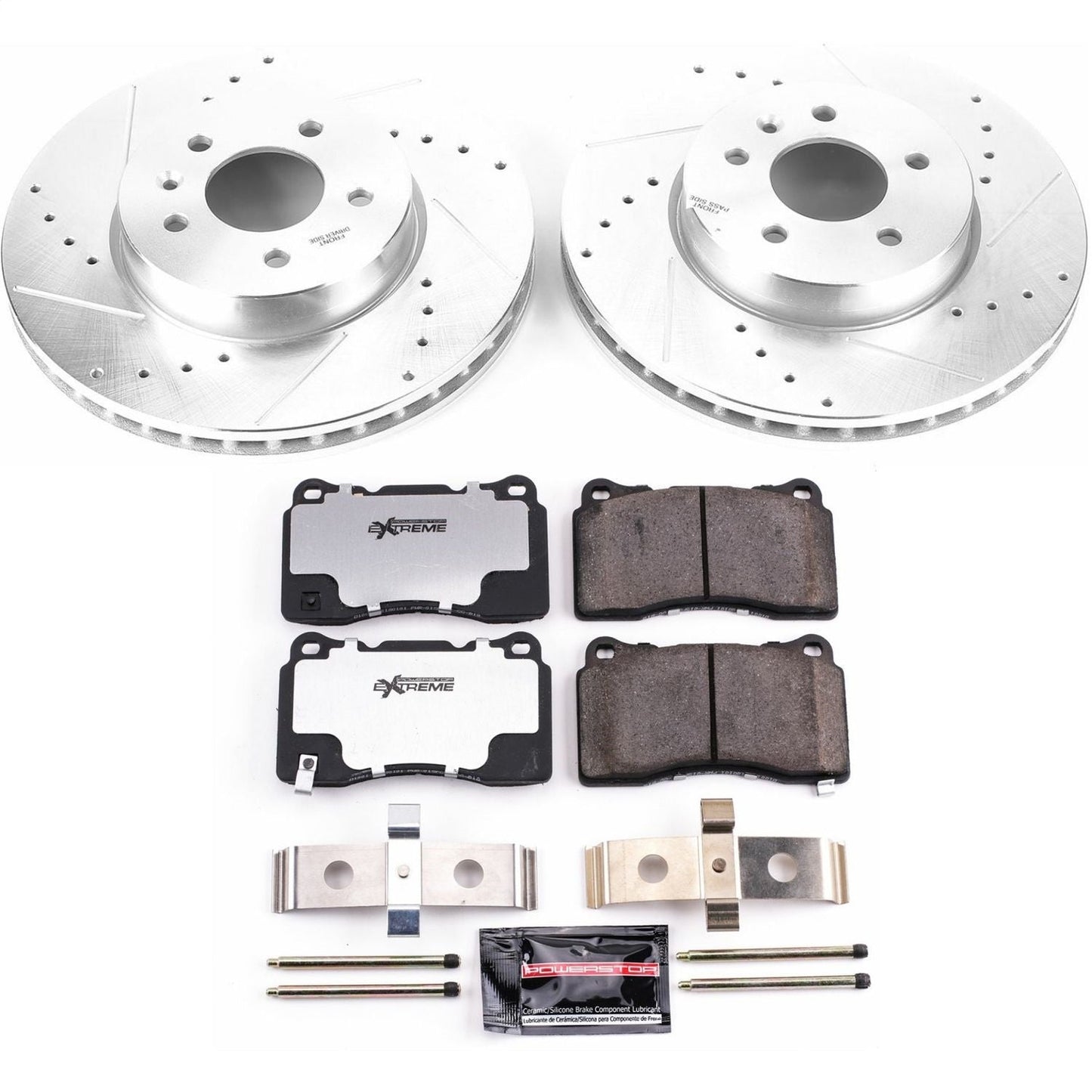 PowerStop Front Z26 Street Warrior Brake Kit | Cadillac ATS (13-18) (K6389-26)