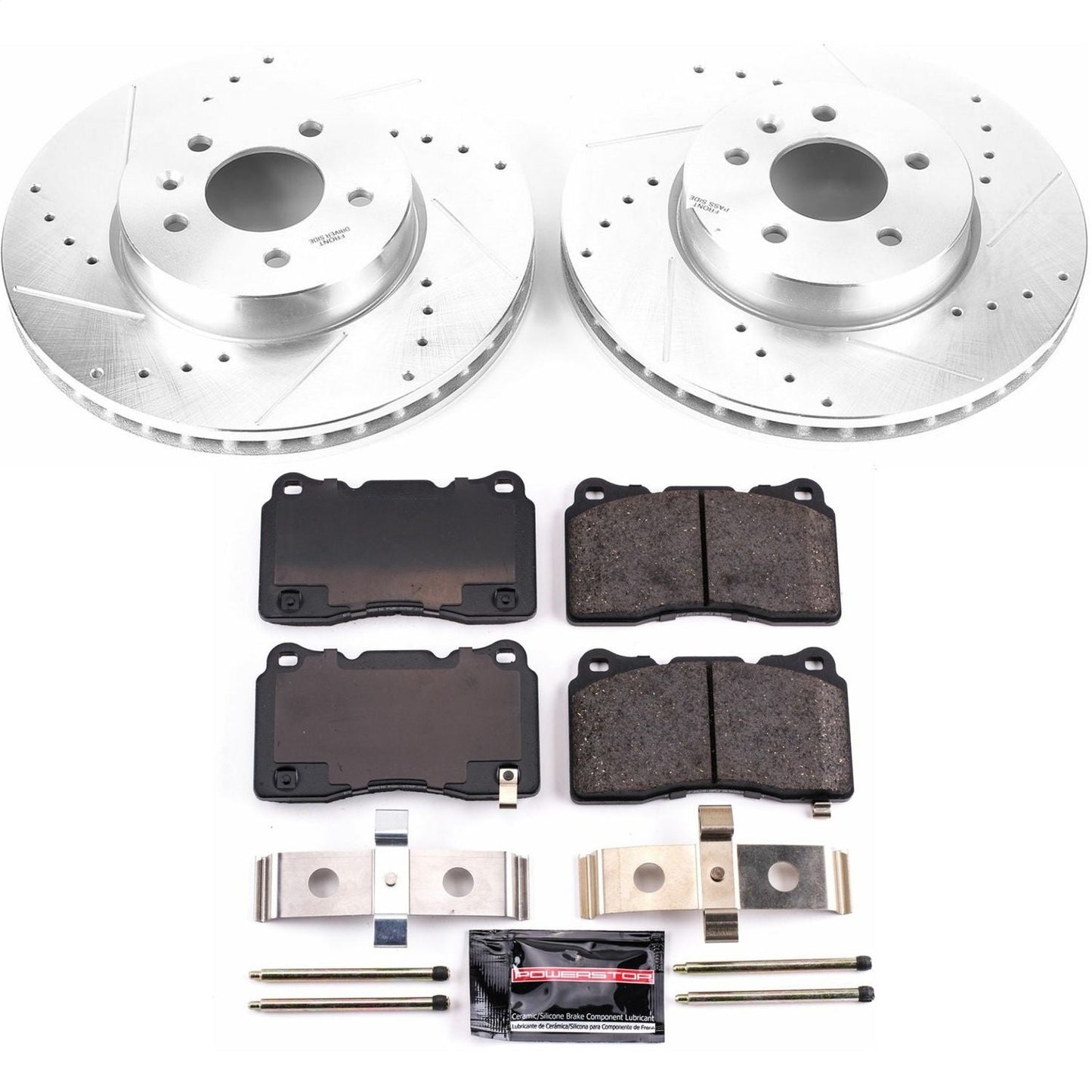 PowerStop Front Z23 Evolution Sport Brake Kit | Cadillac ATS (13-18) (K6389)