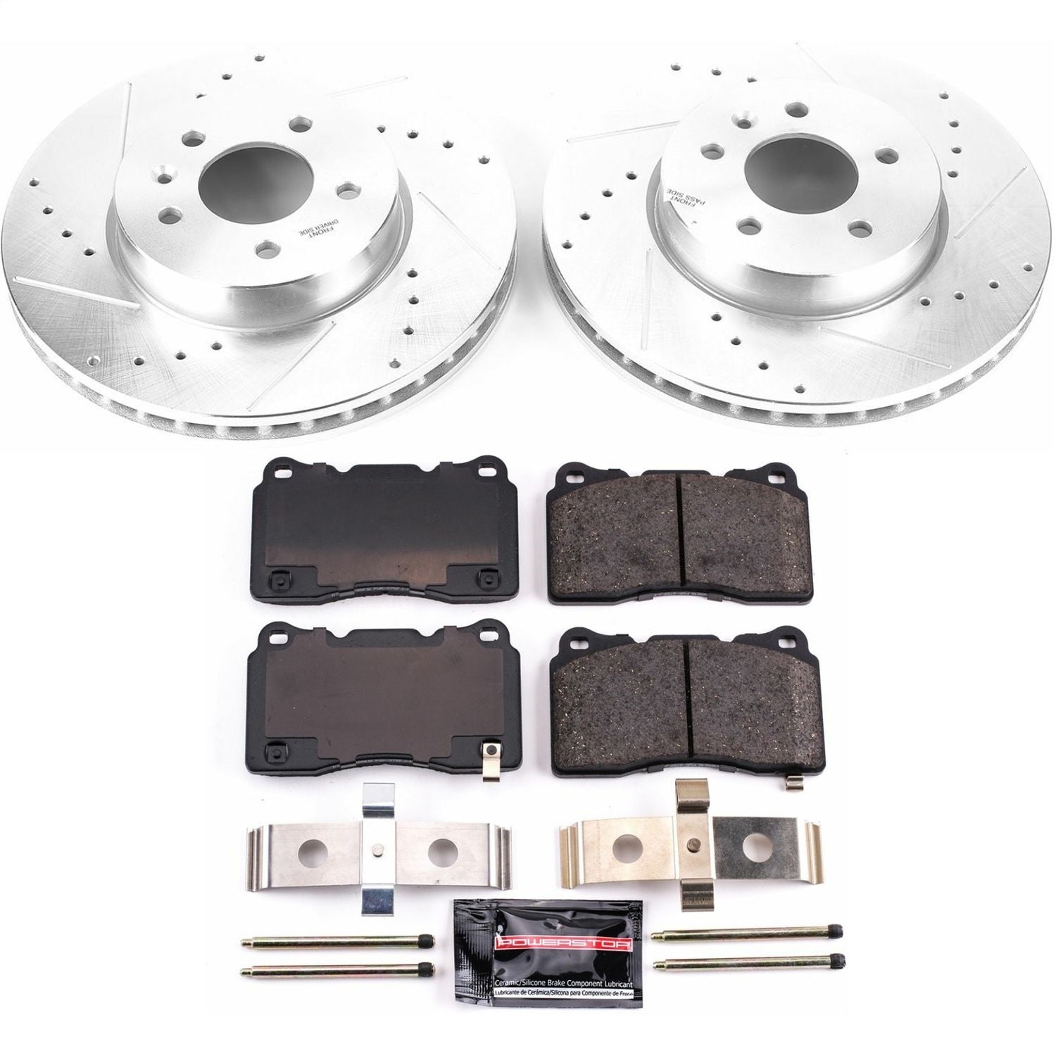 PowerStop Front Z23 Evolution Sport Brake Kit | Cadillac ATS (13-18) (K6389)