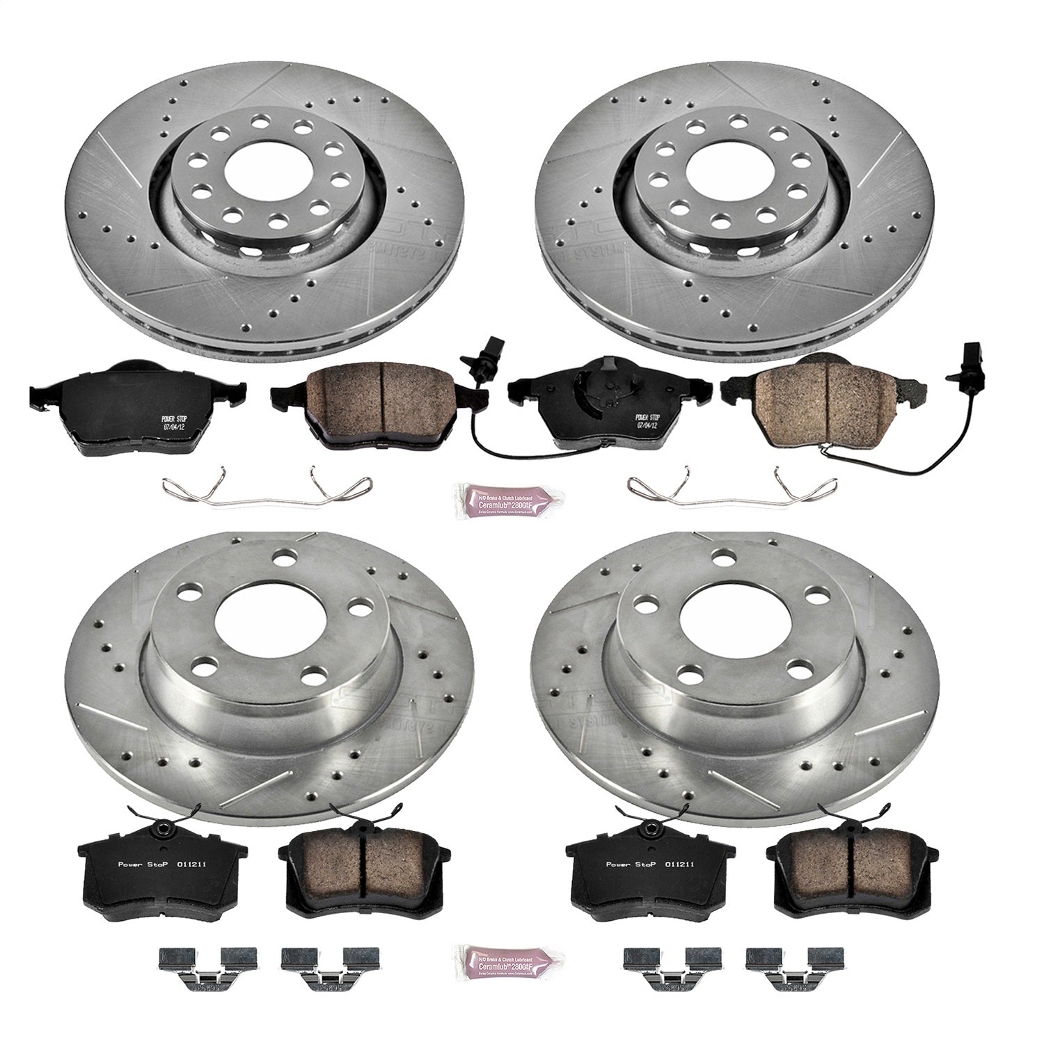 PowerStop Front & Rear Z23 Evolution Sport Brake Kit | Audi A6 Quattro (98-04) (K639)