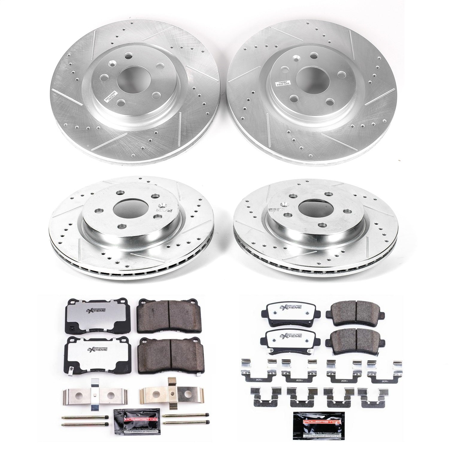 PowerStop Front & Rear Z26 Street Warrior Brake Kit | Buick Regal (14-17) (K6392-26)