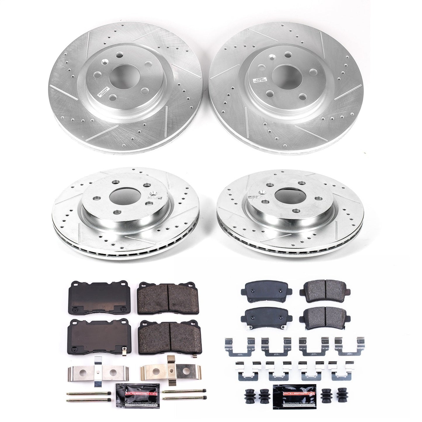 PowerStop Front & Rear Z23 Evolution Sport Brake Kit | Buick Regal (14-17) (K6392)