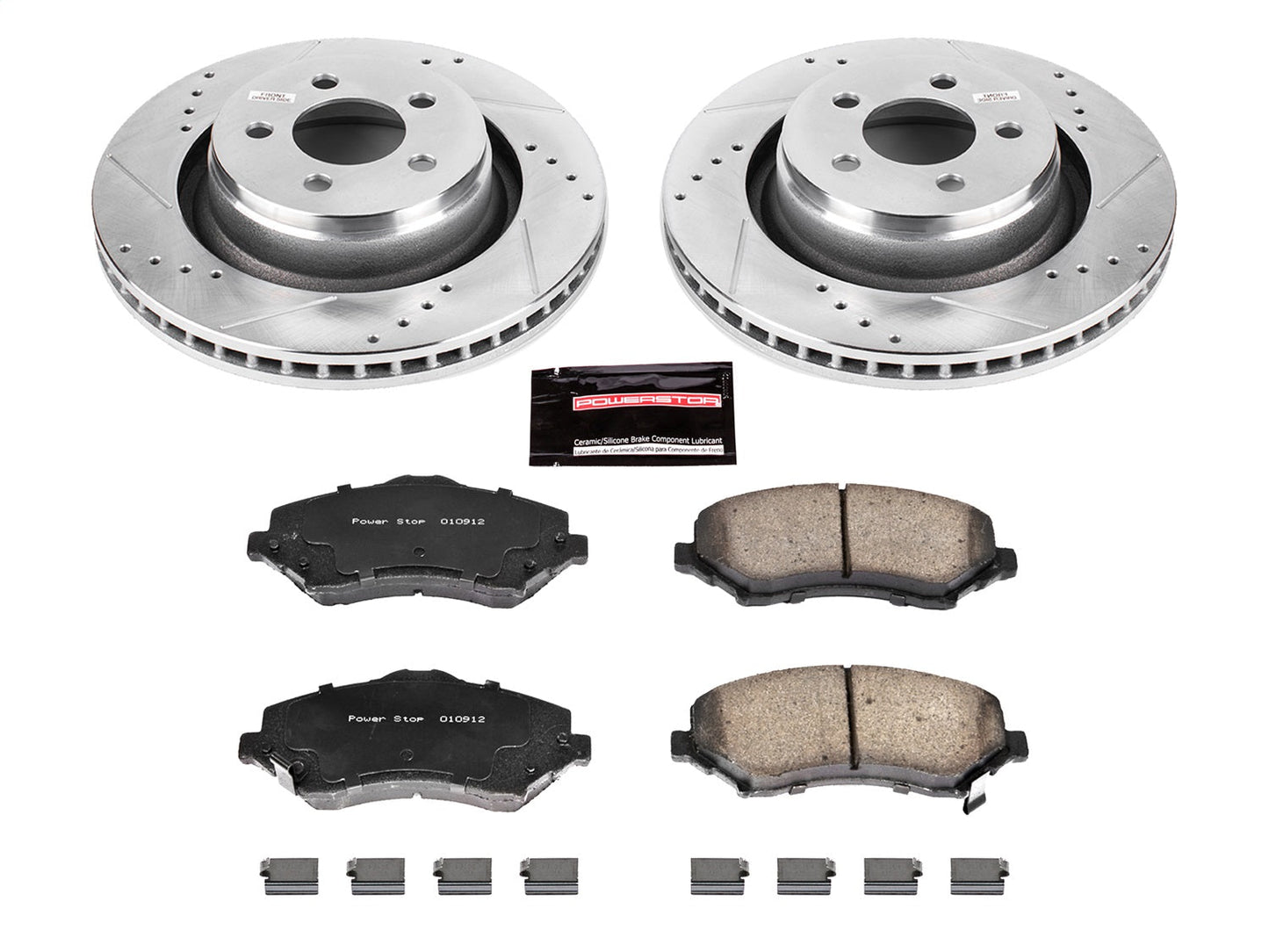 PowerStop Front Z23 Evolution Sport Brake Kit | Dodge Nitro (09-11) (K6395)