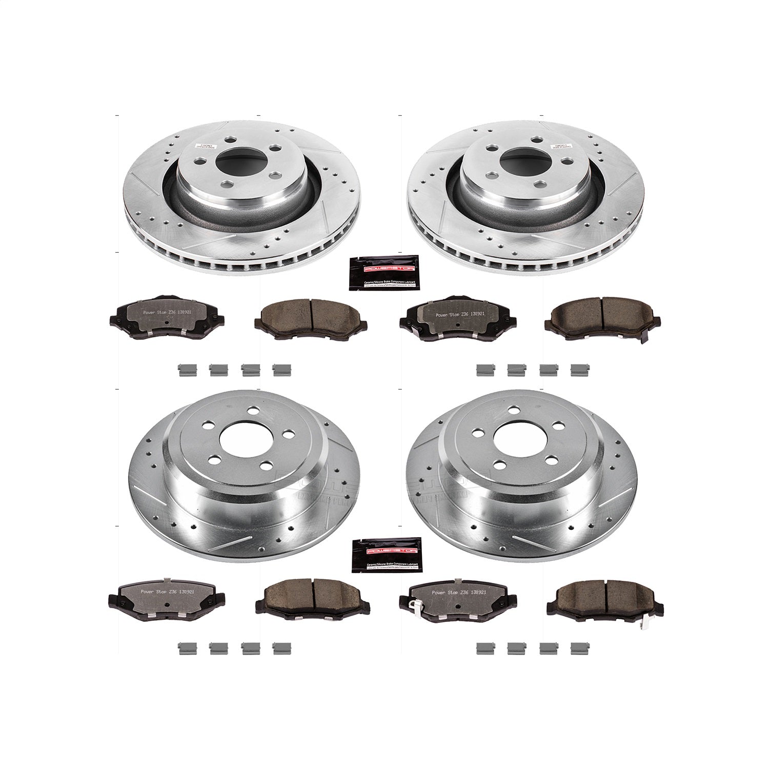 PowerStop Front & Rear Z36 Truck & Tow Brake Kit | Dodge Nitro (09-11) (K6396-36)