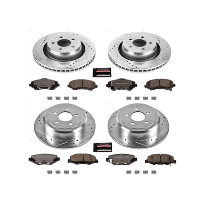 PowerStop Front & Rear Z36 Truck & Tow Brake Kit | Dodge Nitro (09-11) (K6396-36)
