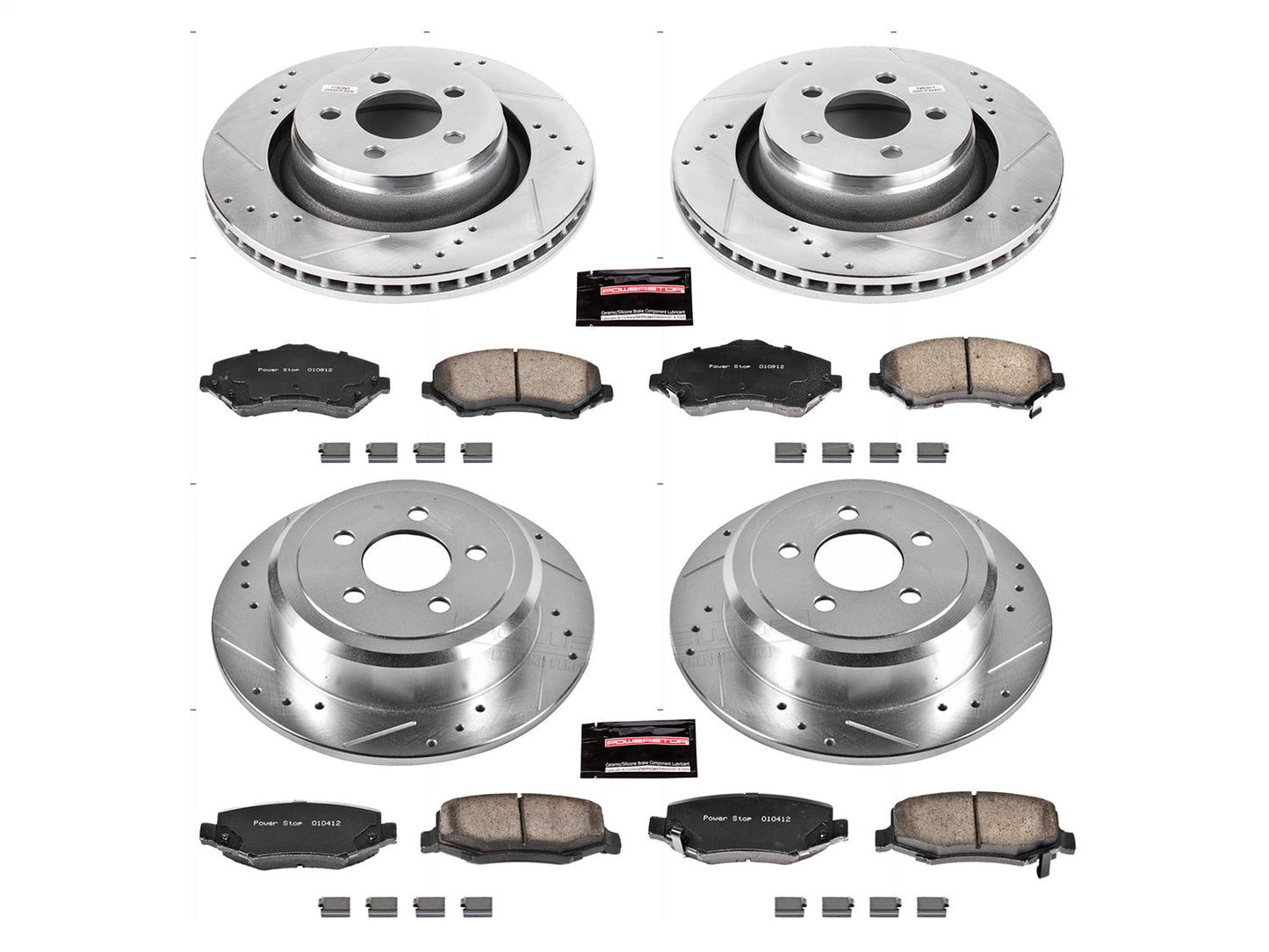 PowerStop Front & Rear Z23 Evolution Sport Brake Kit | Dodge Nitro (09-11) (K6396)