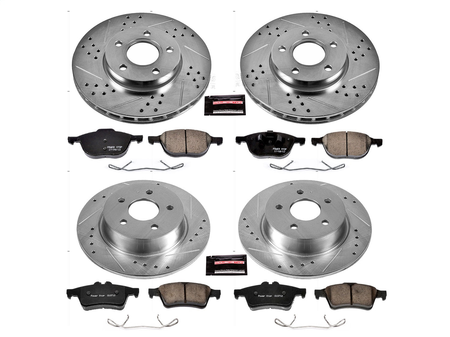 PowerStop Front & Rear Z23 Evolution Sport Brake Kit | Ford C-Max (13-18) (K6397)