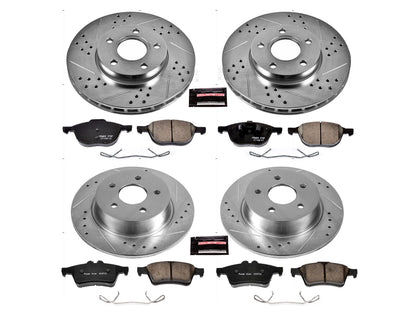 PowerStop Front & Rear Z23 Evolution Sport Brake Kit | Ford C-Max (13-18) (K6397)