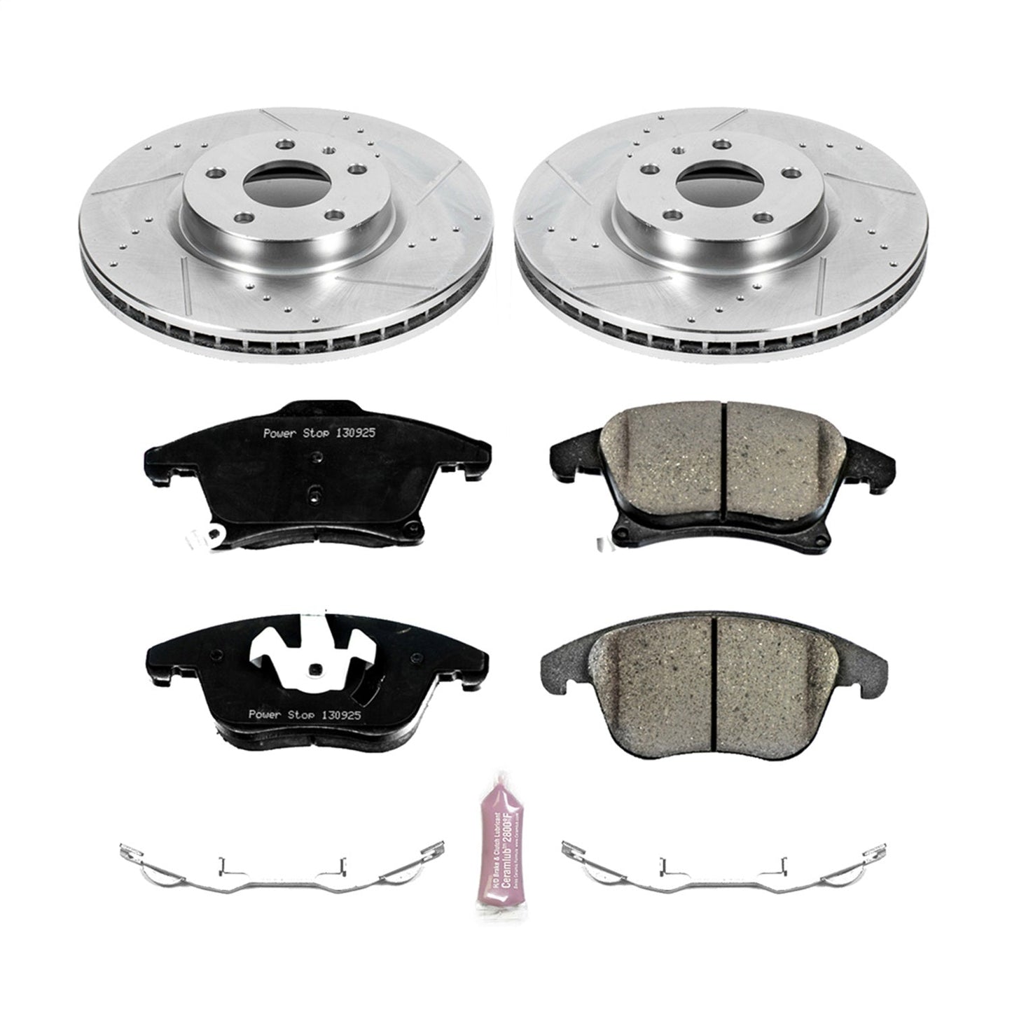 PowerStop Front Z23 Evolution Sport Brake Kit | Ford Fusion (13-19) (K6399)