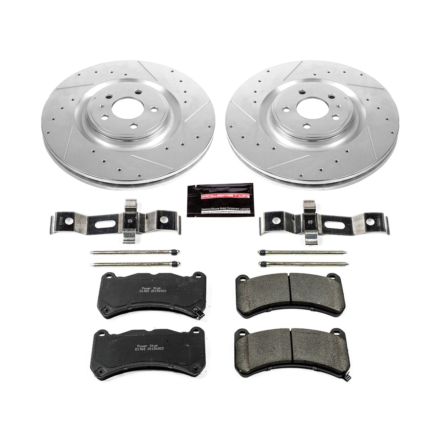 PowerStop Front Z23 Evolution Brake Kit | Ford Mustang (13-14) (K6400)