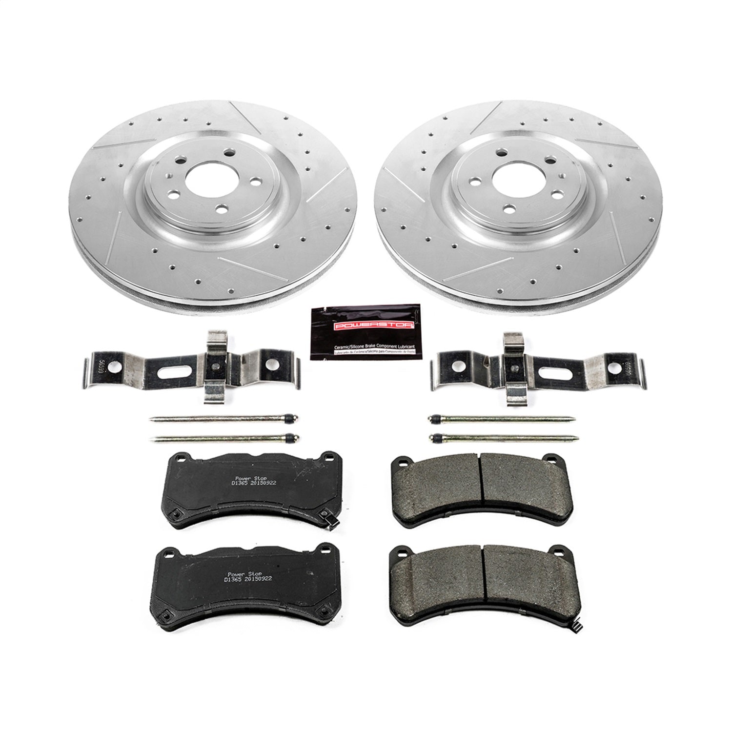 PowerStop Front Z23 Evolution Brake Kit | Ford Mustang (13-14) (K6400)