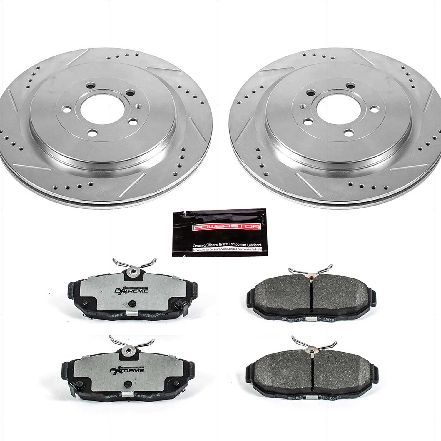 PowerStop Rear Z26 Street Warrior Brake Kit | Ford Mustang (13-14) (K6402-26)