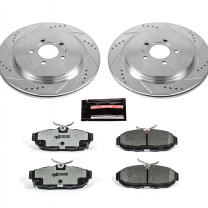 PowerStop Rear Z26 Street Warrior Brake Kit | Ford Mustang (13-14) (K6402-26)