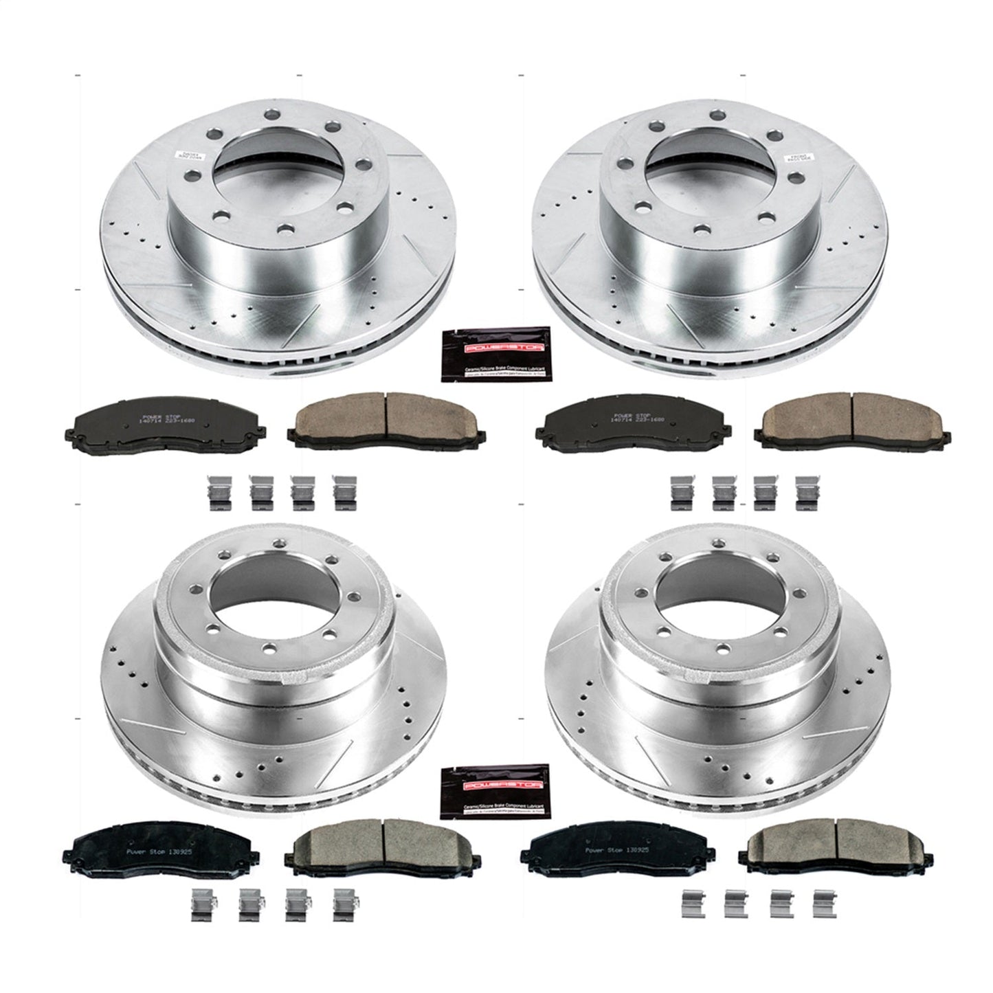 PowerStop Front & Rear Z23 Evolution Brake Kit | Ford F-450 Super Duty (13-16) (K6404)