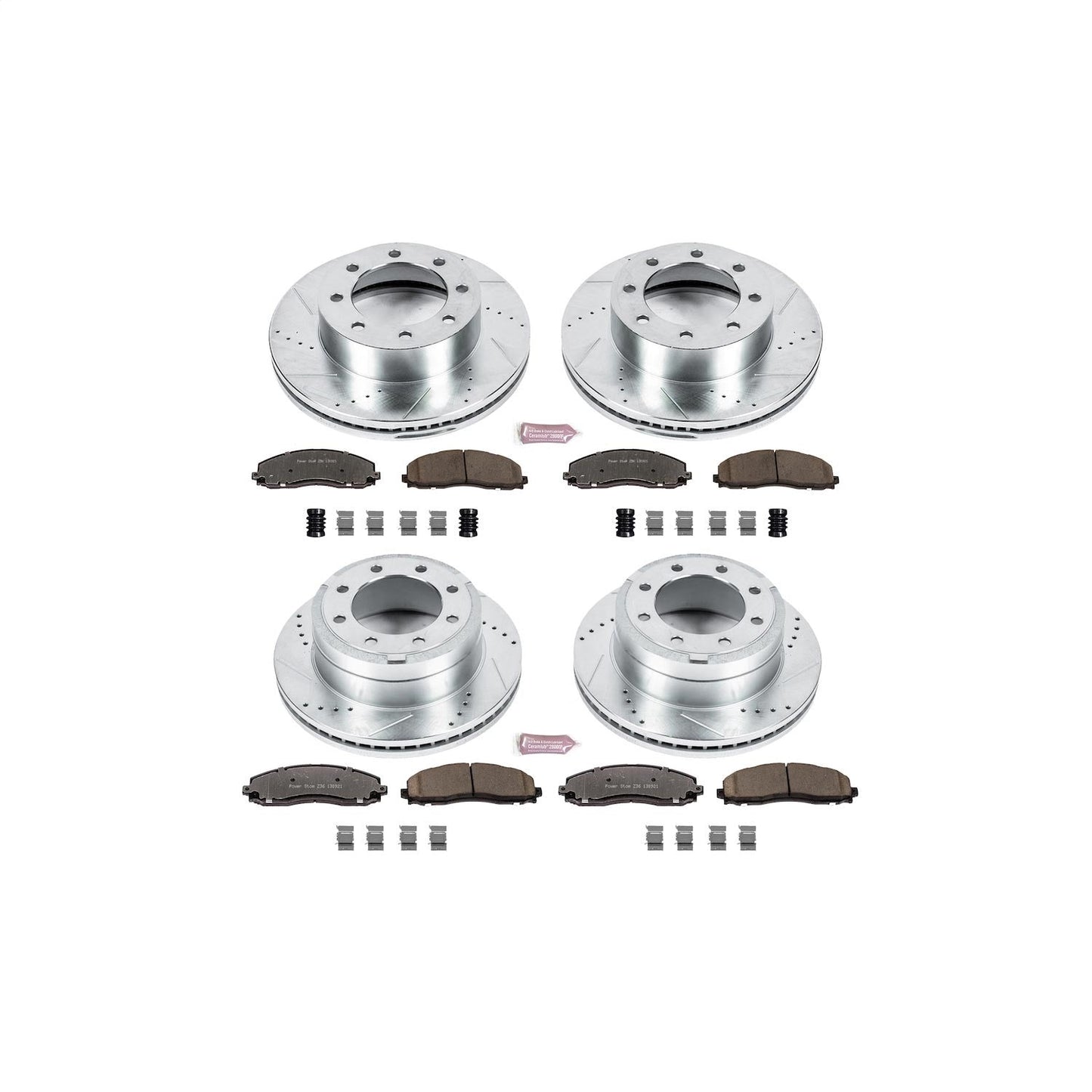PowerStop Front & Rear Z36 Truck & Tow Brake Kit | Ford F-350 Super Duty (13-22) (K6405-36)