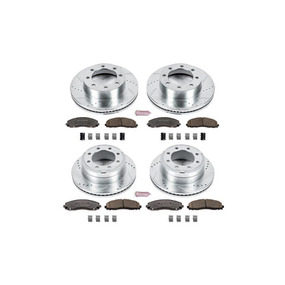 PowerStop Front & Rear Z36 Truck & Tow Brake Kit | Ford F-350 Super Duty (13-22) (K6405-36)