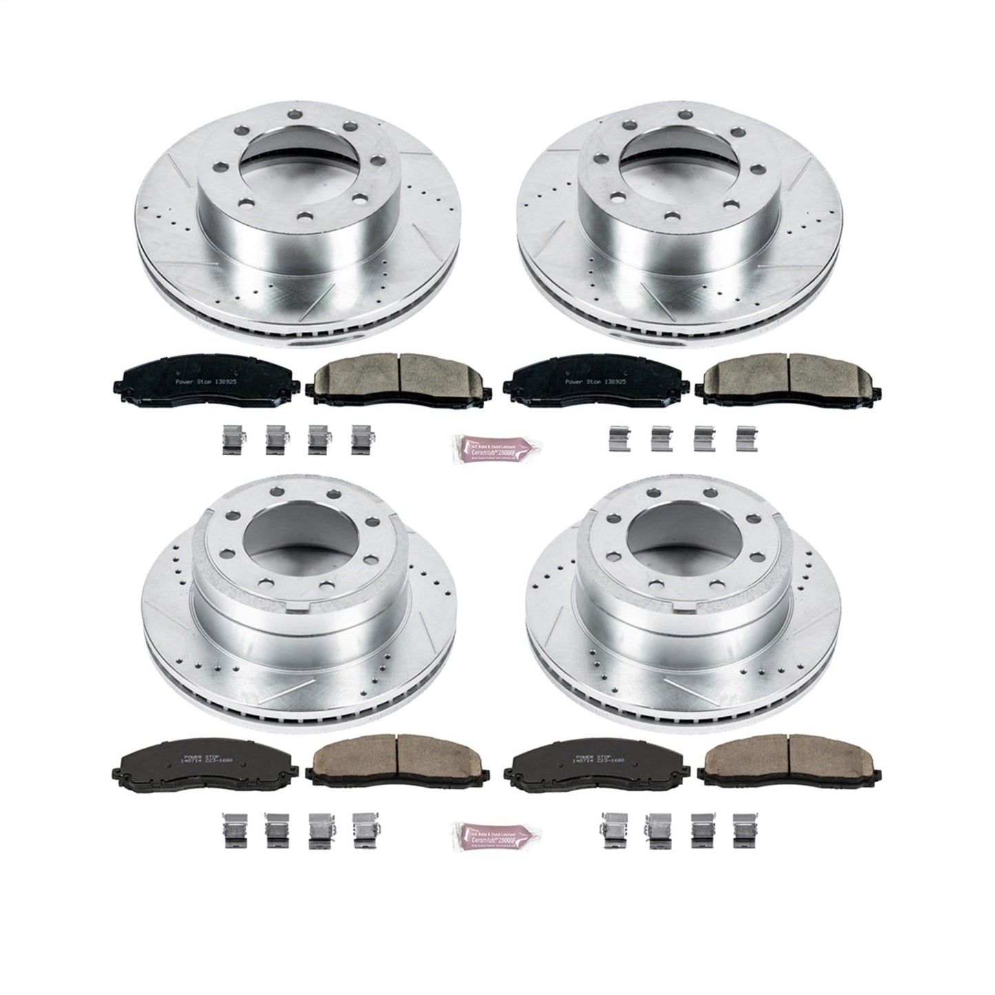 PowerStop Front & Rear Z23 Evolution Brake Kit | Ford F-350 Super Duty (13-22) (K6405)