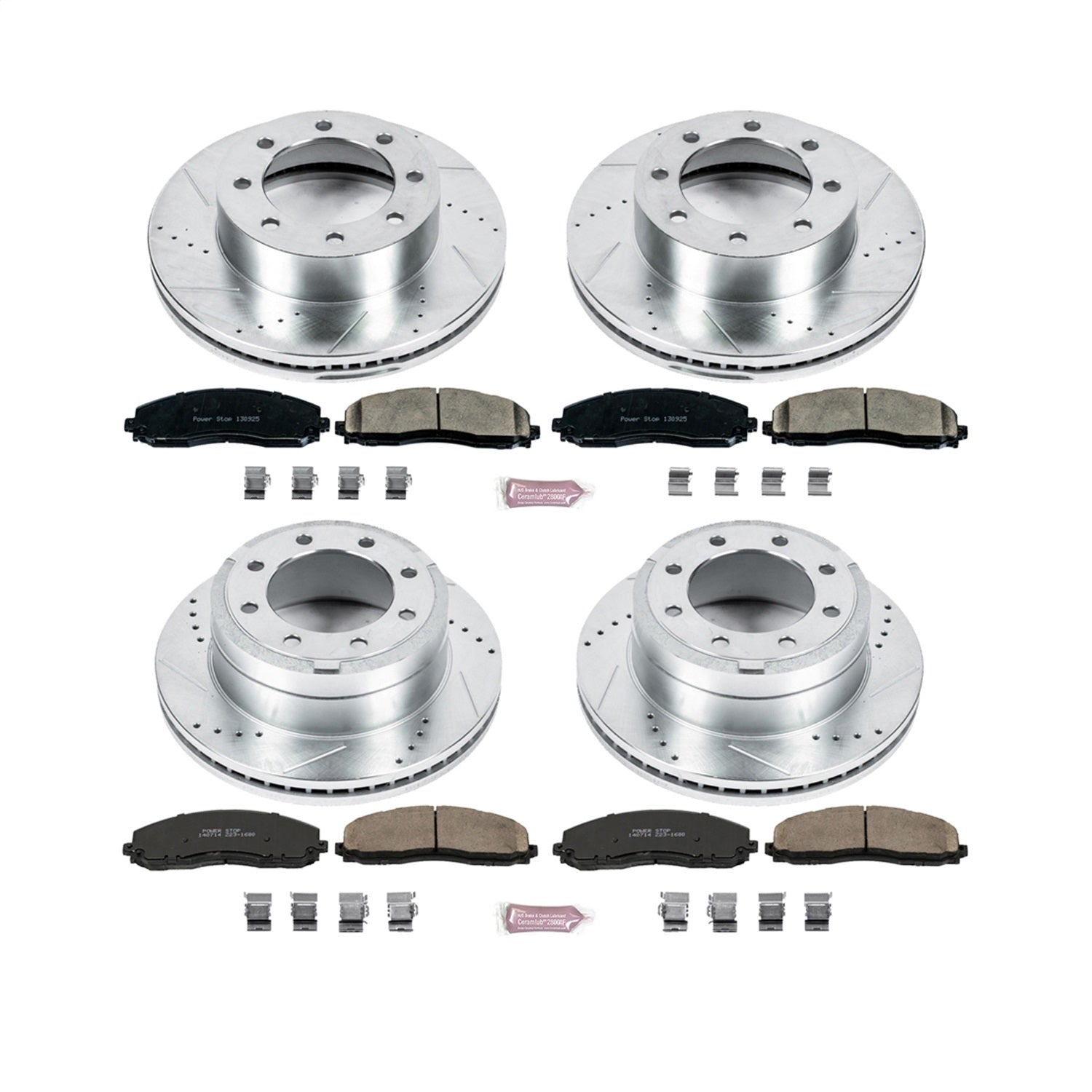 PowerStop Front & Rear Z23 Evolution Brake Kit | Ford F-350 Super Duty (13-22) (K6405)