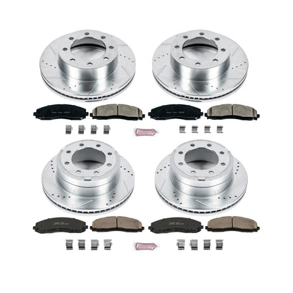 PowerStop Front & Rear Z23 Evolution Brake Kit | Ford F-350 Super Duty (13-22) (K6405)
