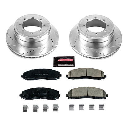 PowerStop Rear Z23 Evolution Brake Kit | Ford F-450 Super Duty (13-16) (K6406)
