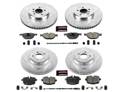 PowerStop Front & Rear Z23 Evolution Brake Kit | BMW 550i GT (10-15) (K6415)