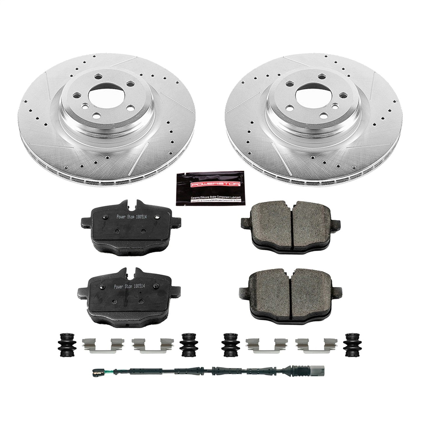 PowerStop Z23 Evolution Sport Rear Brake Kit | BMW 550i GT (10-15) (K6416)