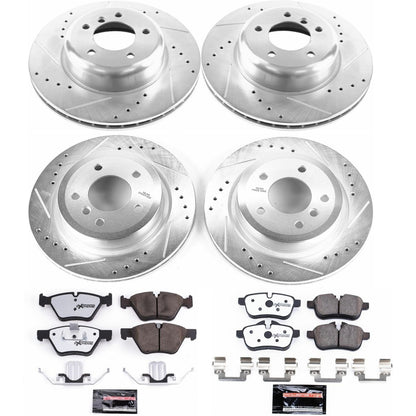 PowerStop Front & Rear Z26 Street Warrior Brake Kit | BMW Z4 (11-16) (K6417-26)