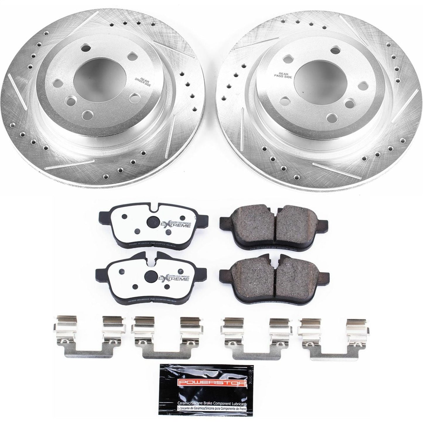 PowerStop Rear Z26 Street Warrior Brake Kit | BMW Z4 (11-16) (K6419-26)