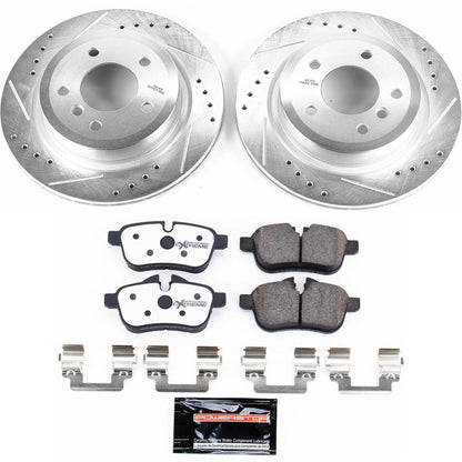PowerStop Rear Z26 Street Warrior Brake Kit | BMW Z4 (11-16) (K6419-26)