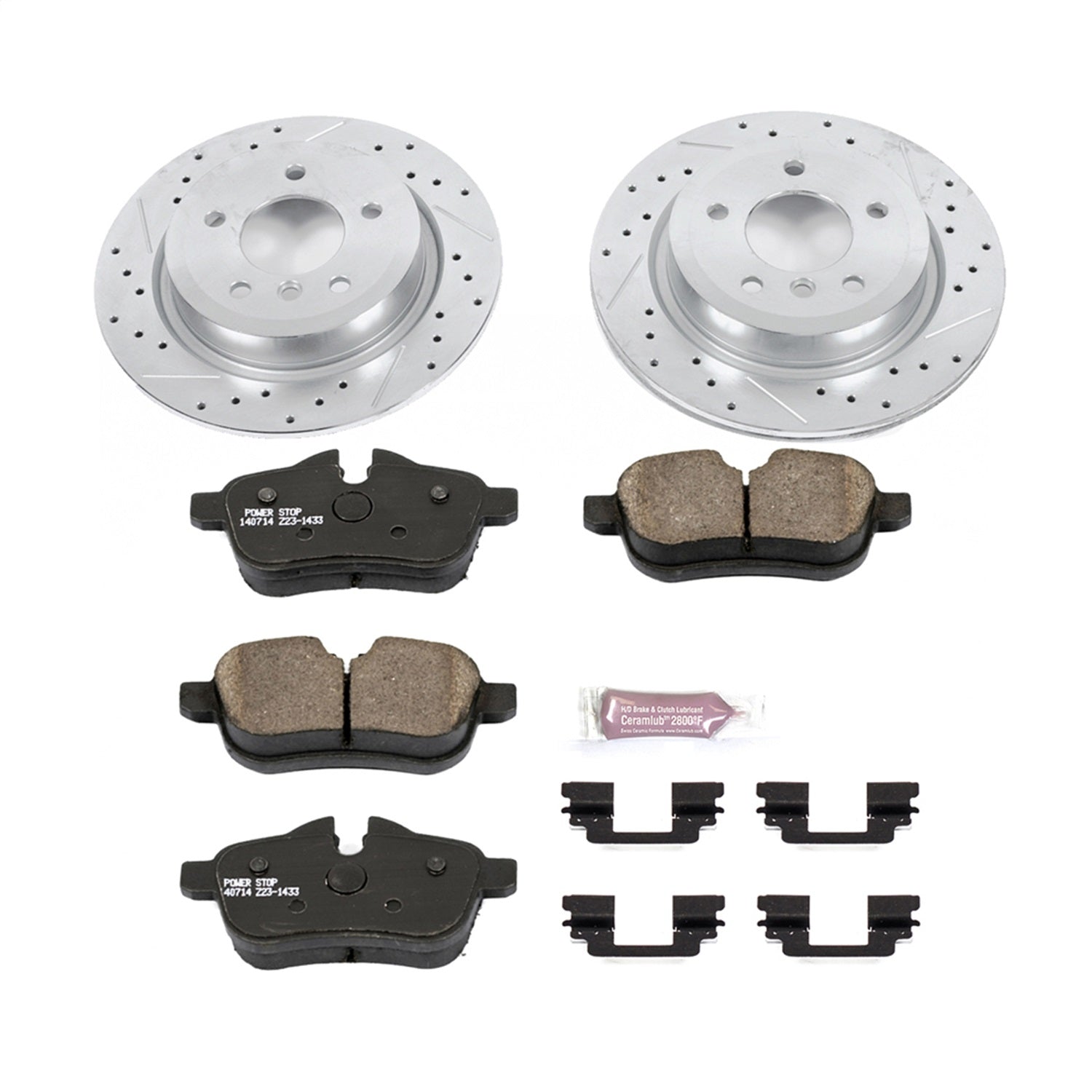 PowerStop Rear Z23 Evolution Sport Brake Kit | BMW Z4 (11-16) (K6419)