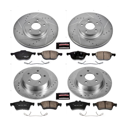 PowerStop Front & Rear Z23 Evolution Sport Brake Kit | Ford C-Max (13-17) (K6477)
