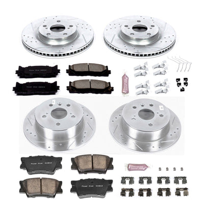 PowerStop Front & Rear Z23 Evolution Sport Brake Kit | Lexus ES300h (13-18) (K6480)