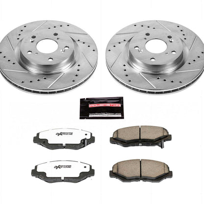 PowerStop Front Z26 Street Warrior Brake Kit | Honda CR-V (12-16) (K6488-26)