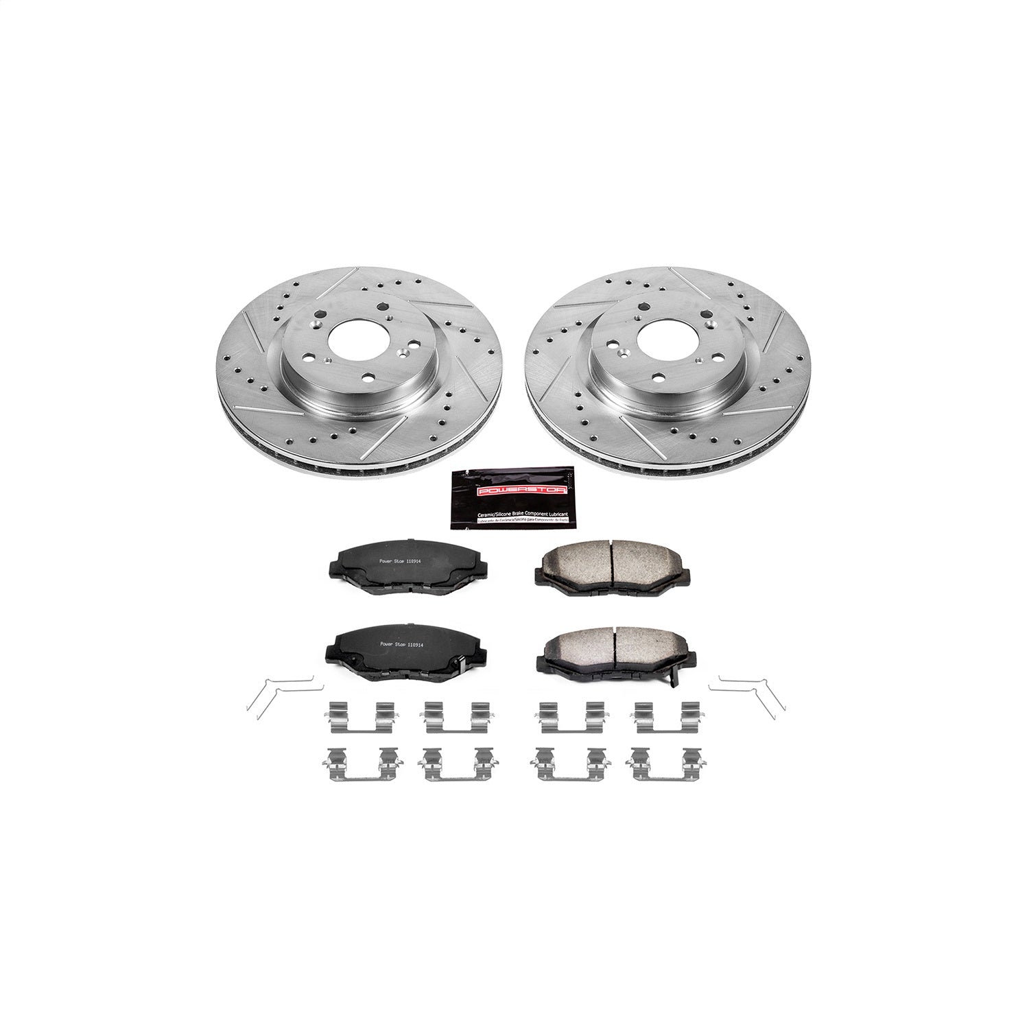 PowerStop Front Z36 Truck & Tow Brake Kit | Honda CR-V (12-16) (K6488-36)