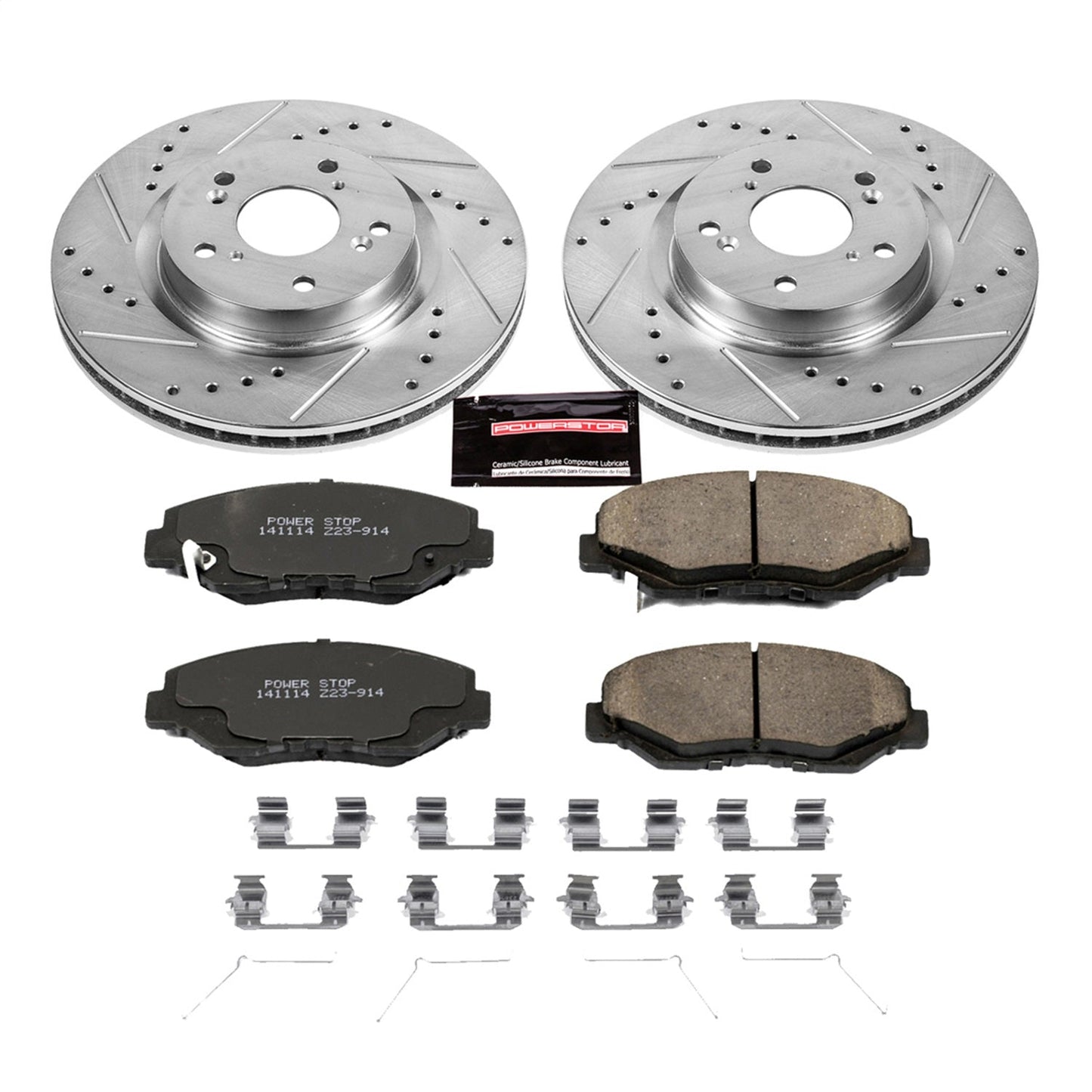 PowerStop Front Z23 Evolution Sport Brake Kit | Honda CR-V (12-16) (K6488)