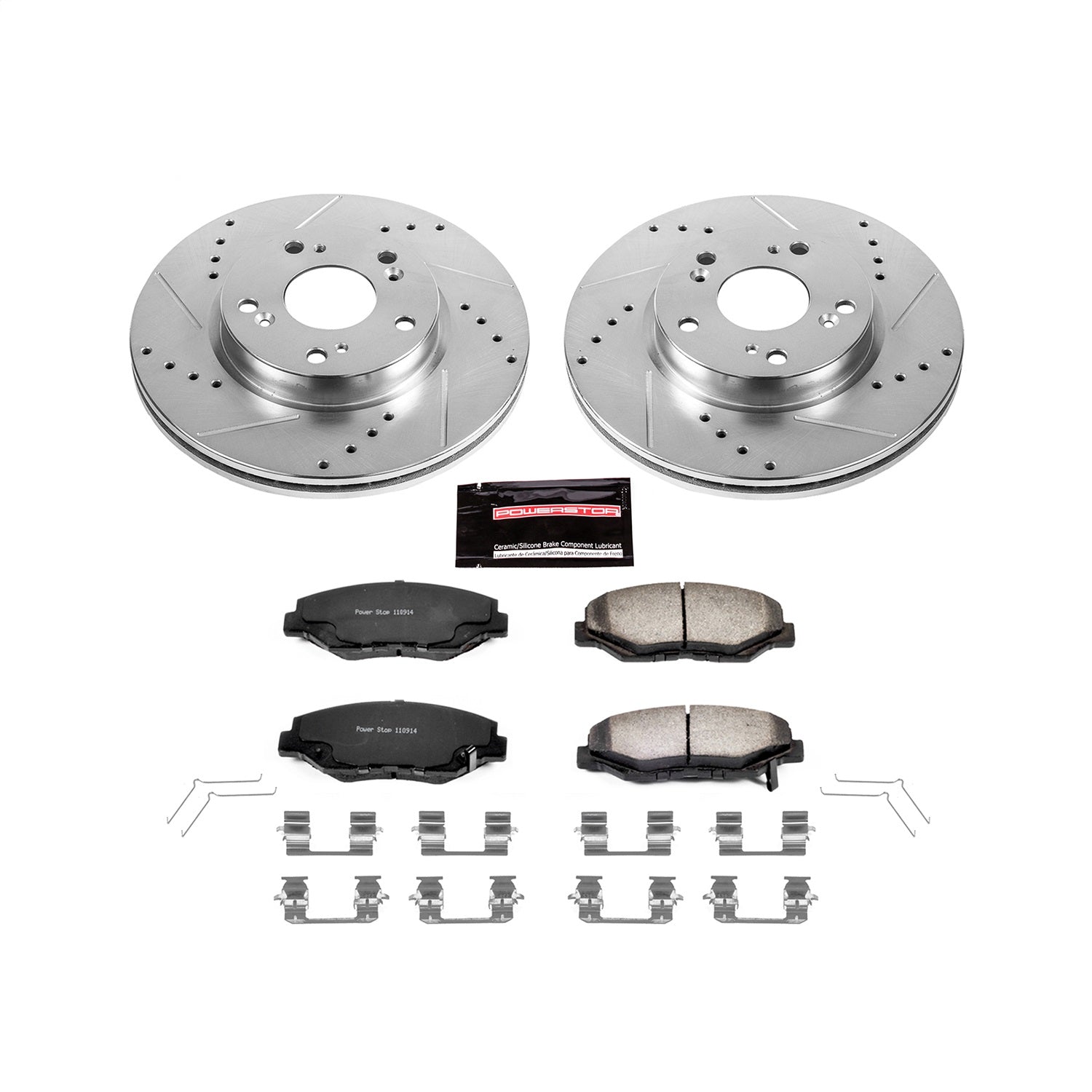 PowerStop Front Z36 Truck & Tow Brake Kit | Acura ILX 2013 (K6490-36)