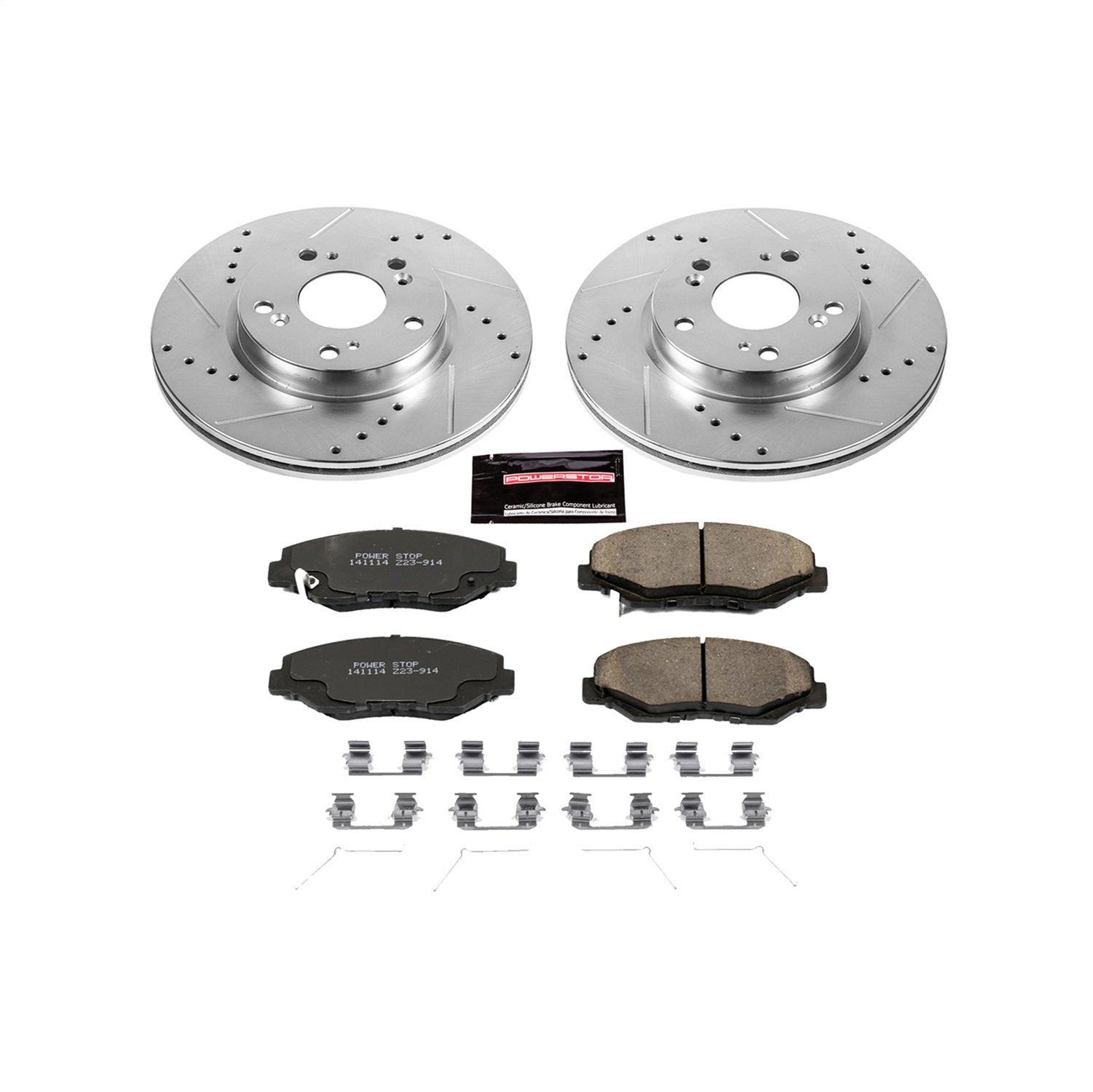 PowerStop Z23 Evolution Sport Front Brake Kit | Acura ILX (13) (K6490)
