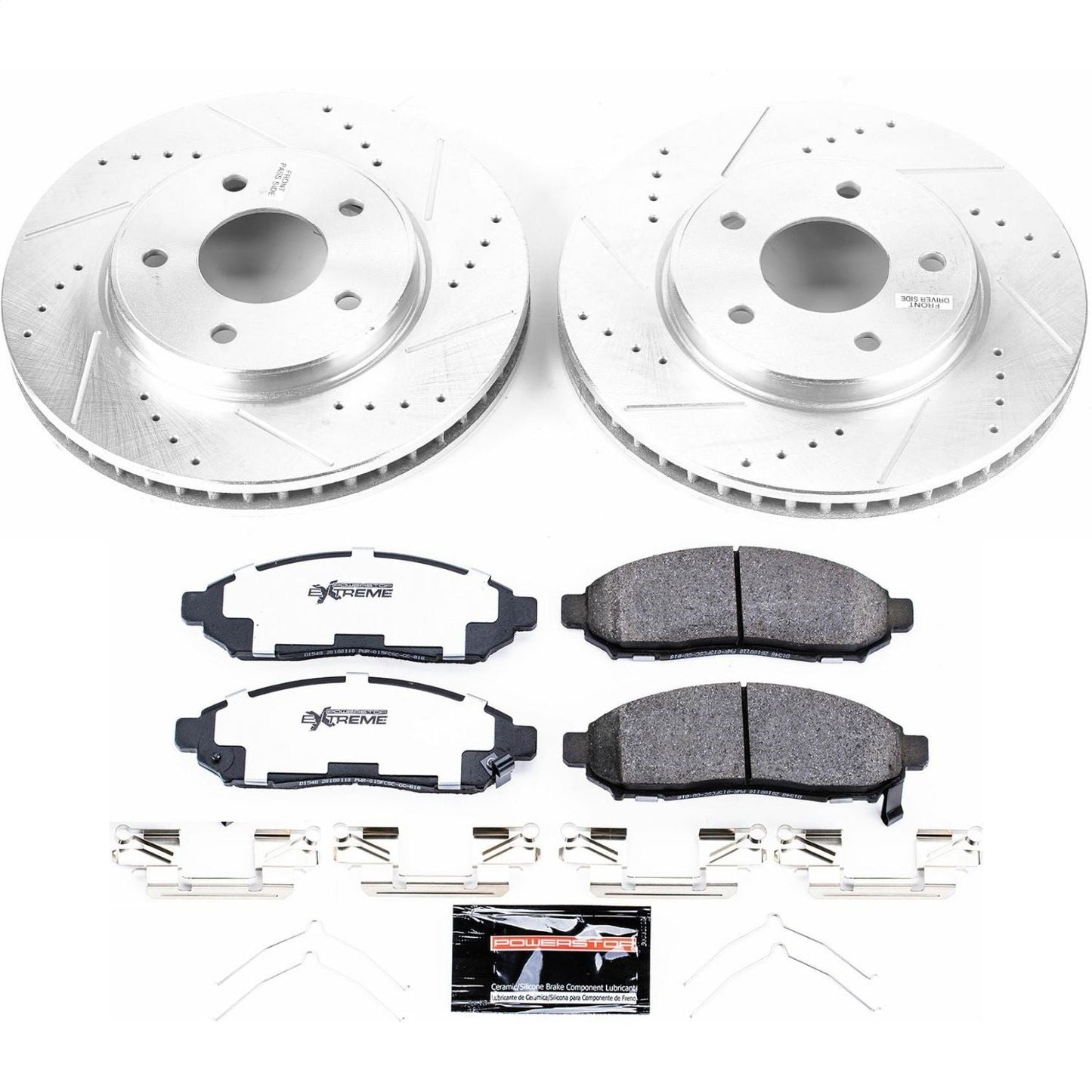 PowerStop Front Z36 Truck & Tow Brake Kit | Chevrolet City Express (15-17) (K6492-36)