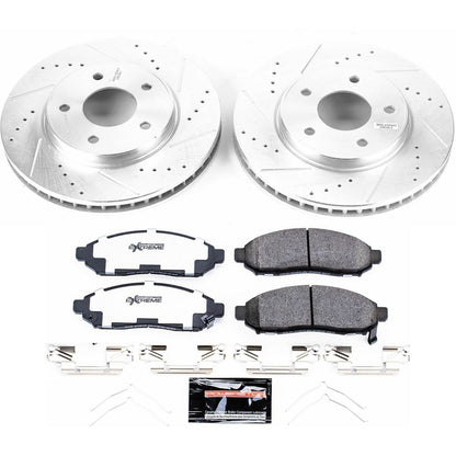 PowerStop Front Z36 Truck & Tow Brake Kit | Chevrolet City Express (15-17) (K6492-36)
