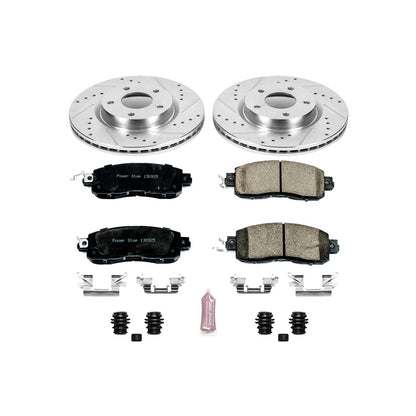 PowerStop Front Z23 Evolution Sport Brake Kit | Nissan Altima (13-18) (K6494)