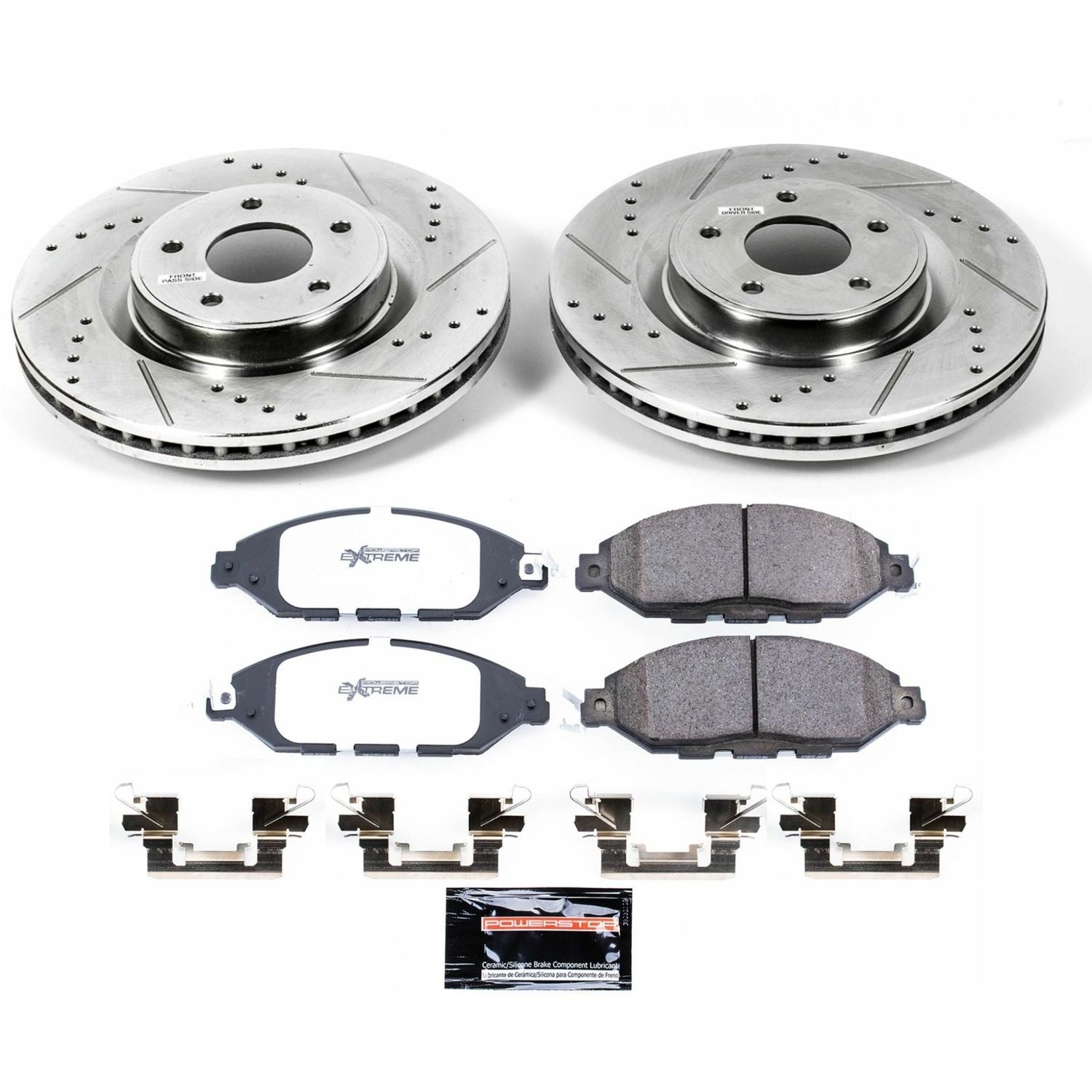 PowerStop Front Z36 Truck & Tow Brake Kit | Infiniti JX35 (2013) (K6496-36)
