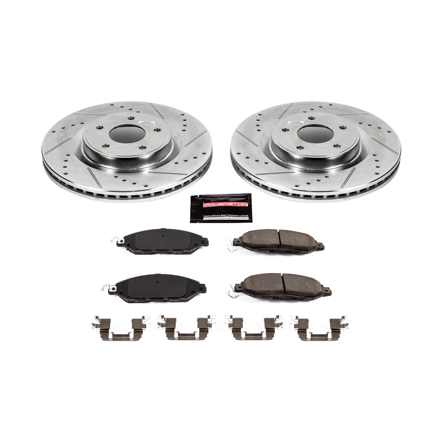 PowerStop Front Z23 Evolution Sport Brake Kit | Infiniti JX35 (2013) (K6496)