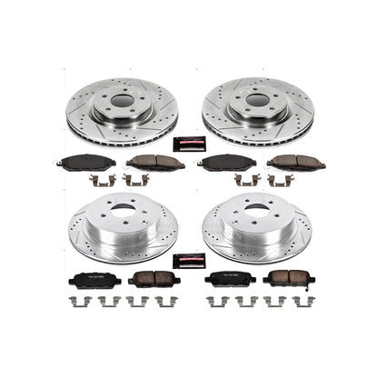 PowerStop Front & Rear Z23 Evolution Sport Brake Kit | Infiniti JX35 (13) (K6497)