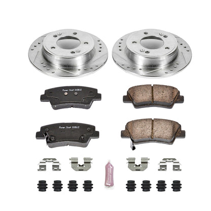 PowerStop Rear Z23 Evolution Sport Brake Kit | Hyundai Elantra (11-19) (K6501)