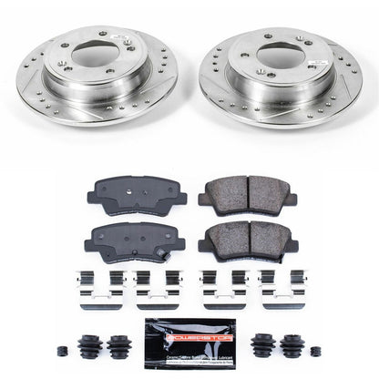 PowerStop Rear Z23 Evolution Sport Brake Kit | Hyundai Veloster (12-17) (K6502)