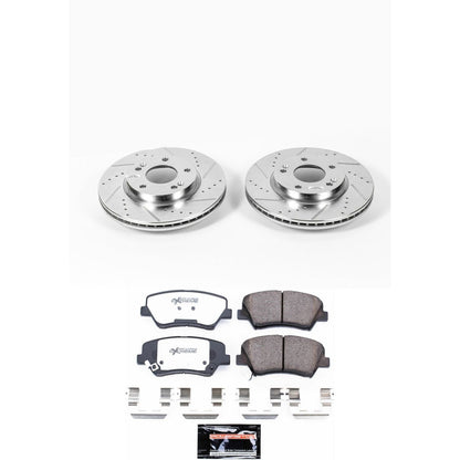 PowerStop Front Z26 Street Warrior Brake Kit | Hyundai Elantra (11-16) (K6503-26)